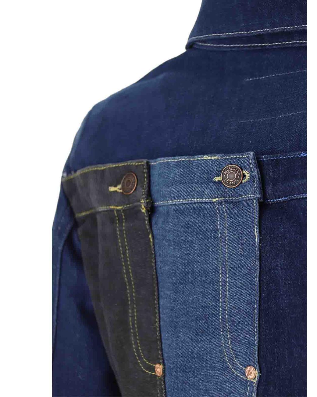 Moschino Blue Repeat Denim Jacket