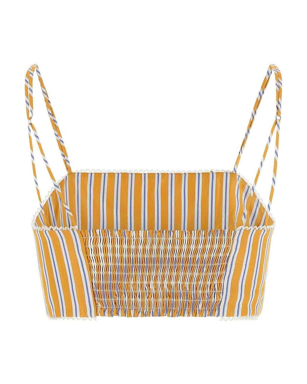 Top ANDAMANE en coloris Metallic