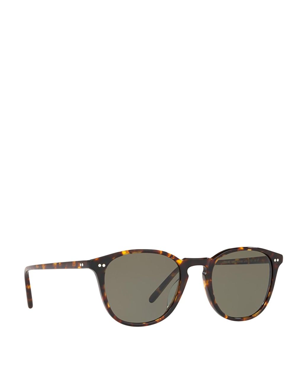 Oliver Peoples Metallic Forman L.A Tortoiseshell Sunglasses