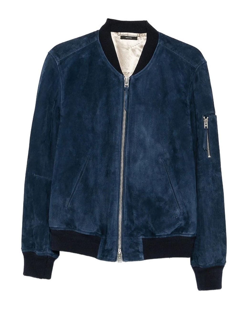 Tom Ford Blue Leather Outerwear for men