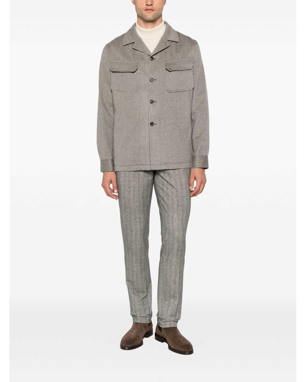 Circolo 1901 Gray Tailored Trousers for men