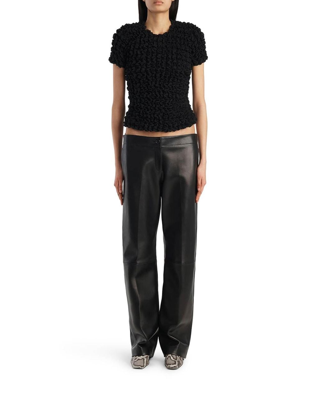 Khaite Gray Mita Pant