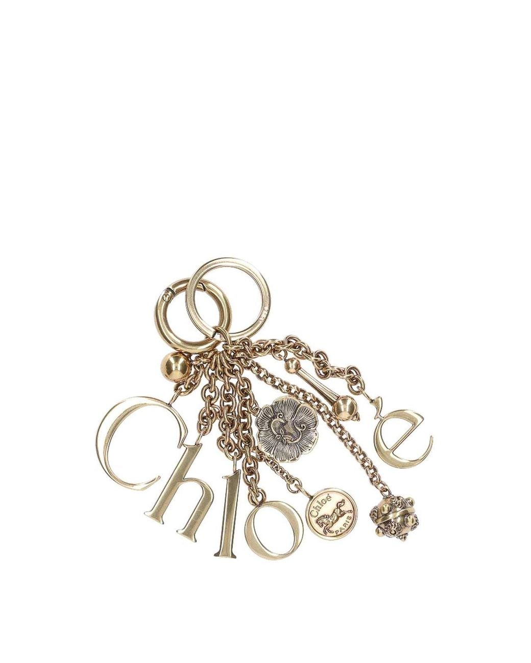 Chloé Metallic Charm Portachiavi