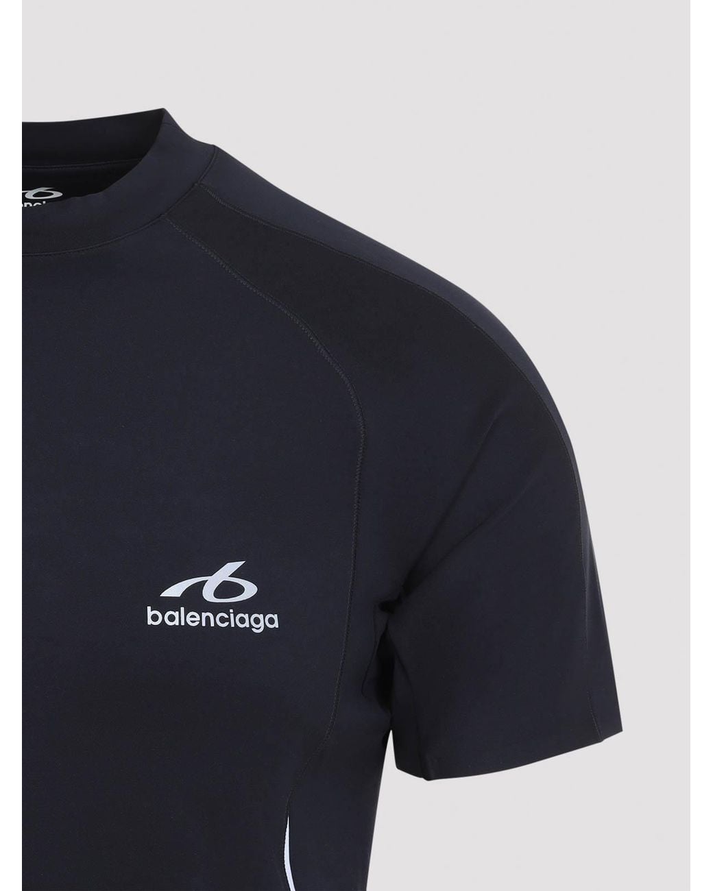 Balenciaga Blue Athletic S/S T-Shirt for men