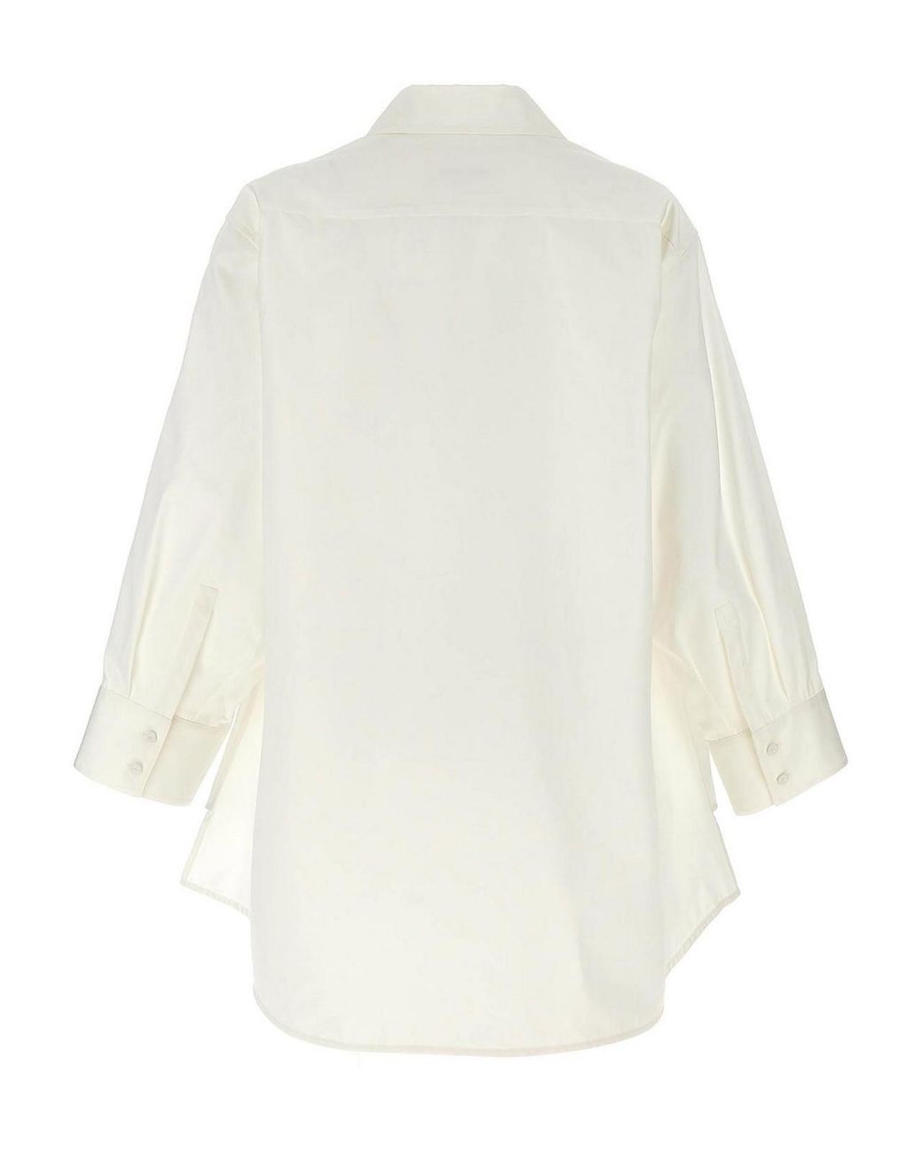 Jil Sander White Cut-Out Armhole Shirt