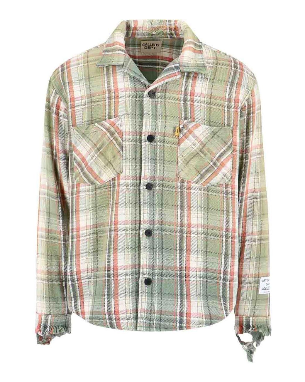 GALLERY DEPT. White Checked Shirt for men