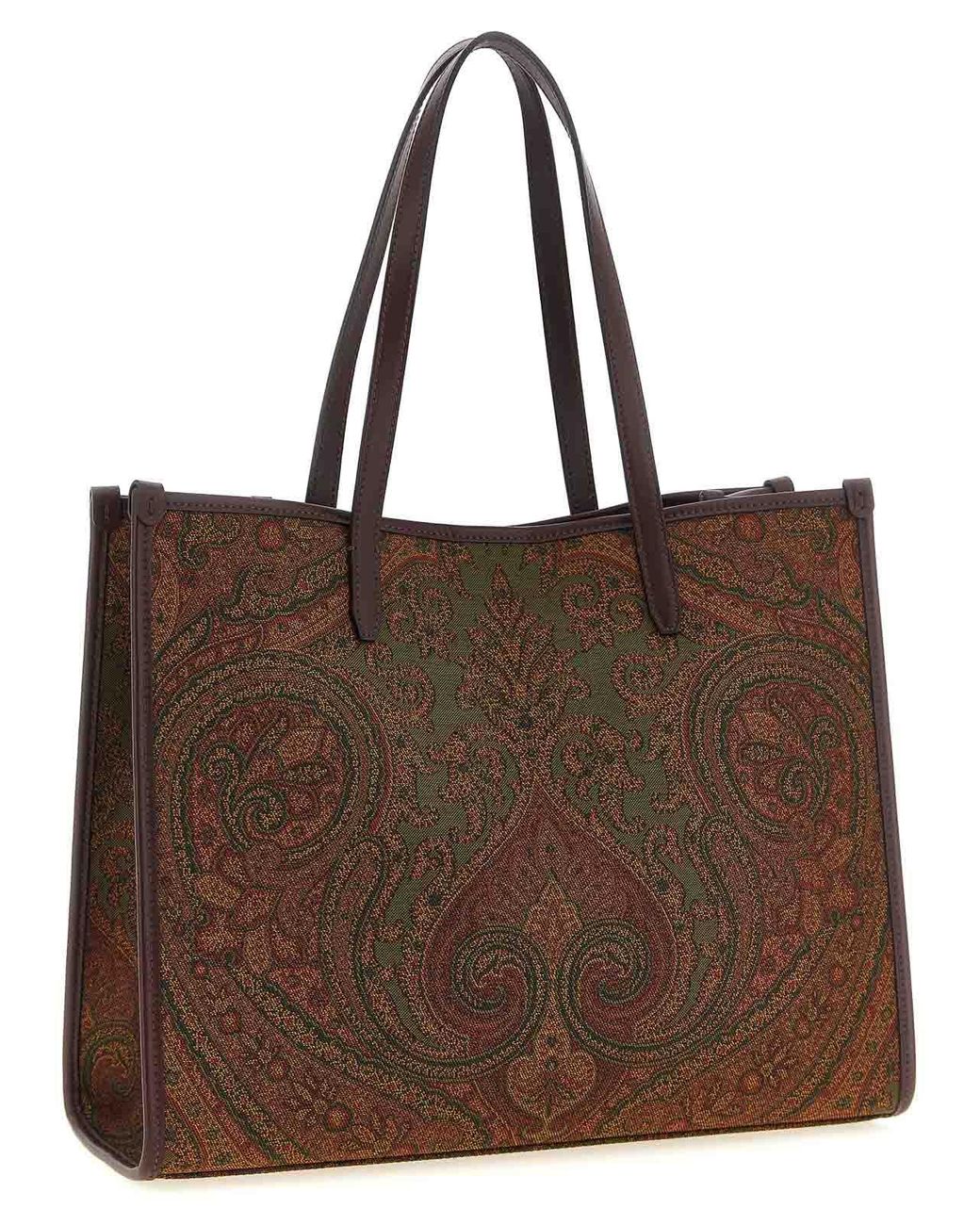 Etro Brown Love Trotter' Large Shopping Bag