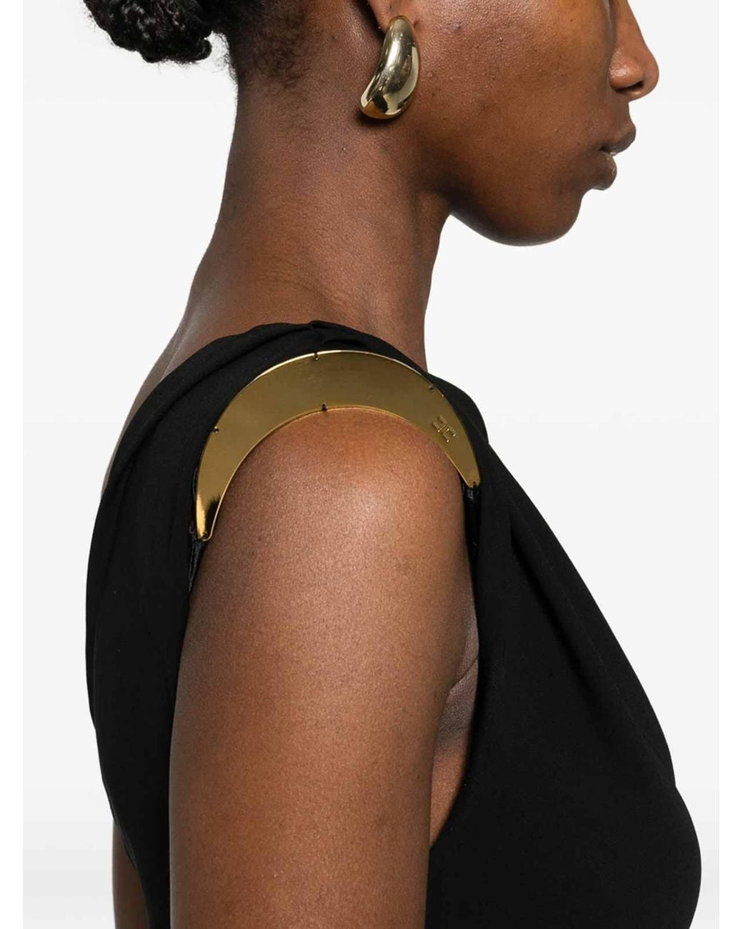Elisabetta Franchi Black Bodysuit