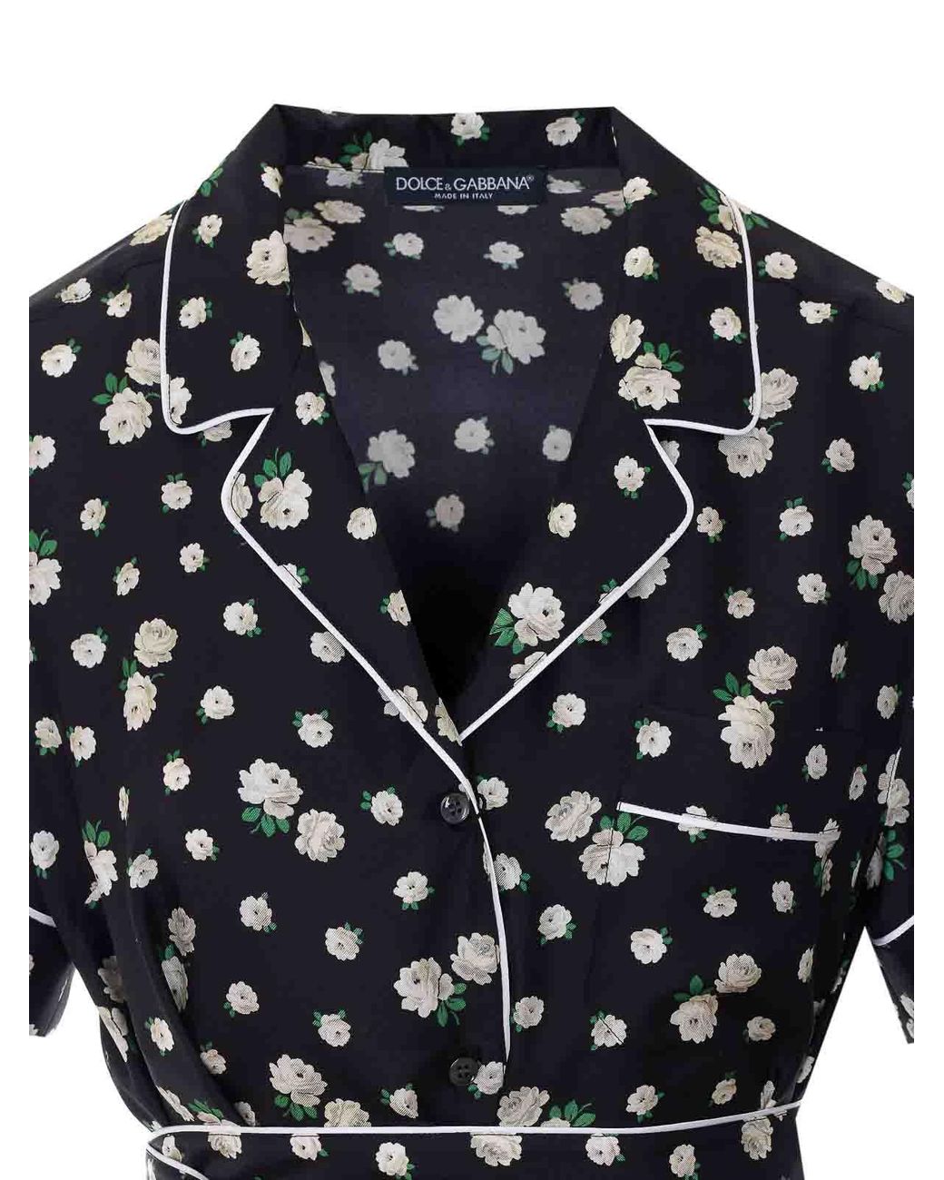 Dolce & Gabbana Black Dolce & Gabbana Print Vanity Shirt