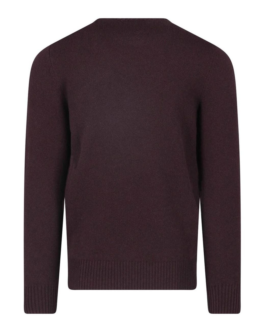Drumohr Purple Cashmere Sweater for men