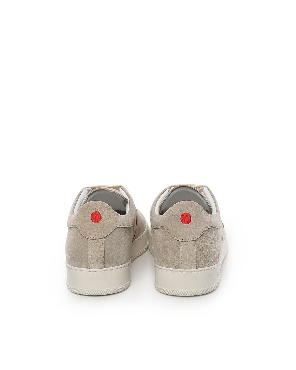 Kiton White Leather Sneaker for men