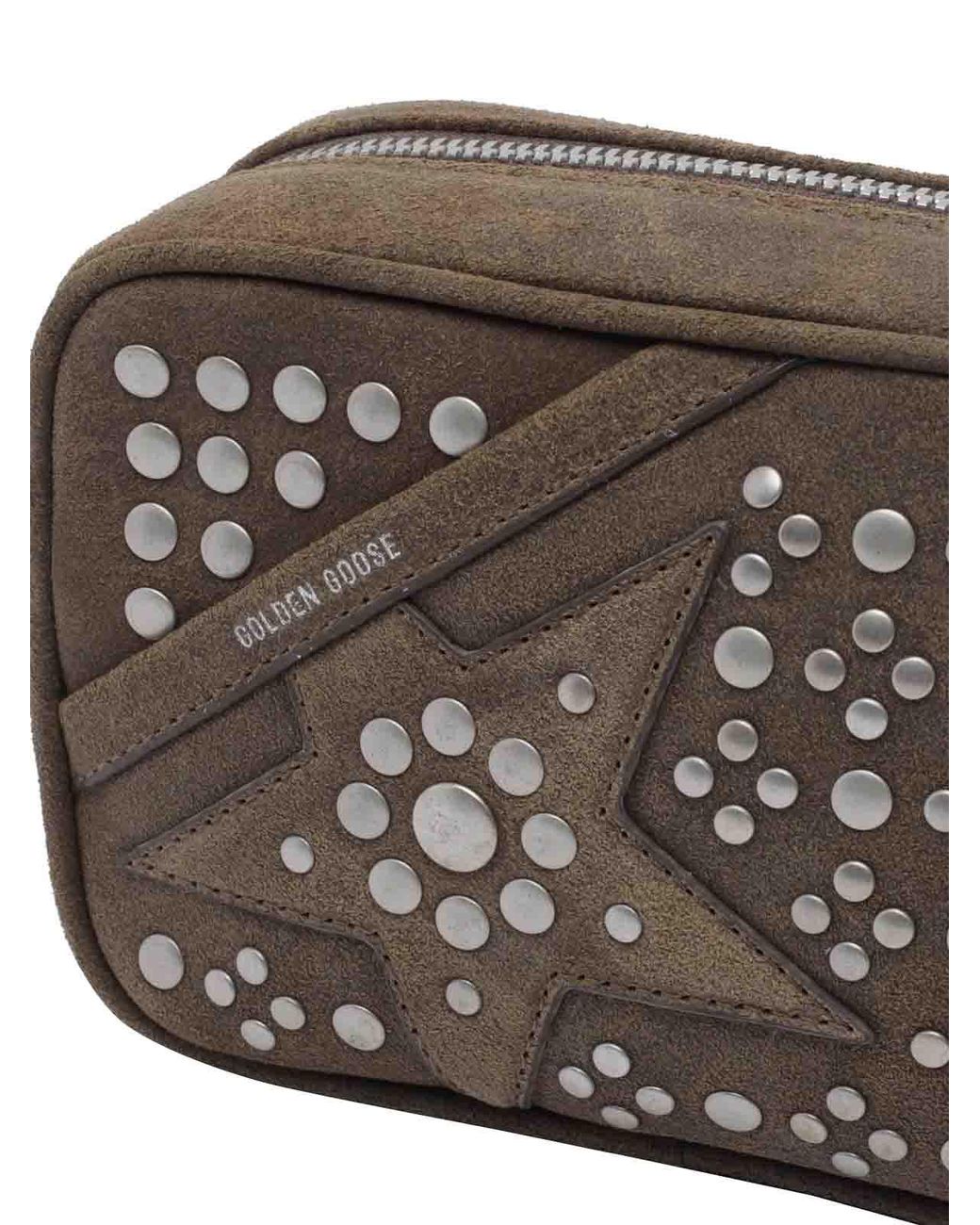 Golden Goose Deluxe Brand Gray Mini Star Crossbody Bag