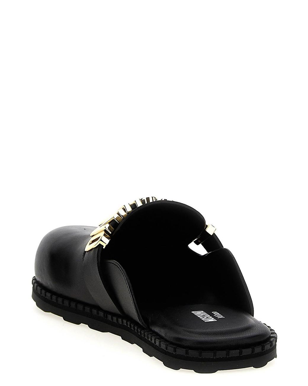Moschino Black Birky Sabots