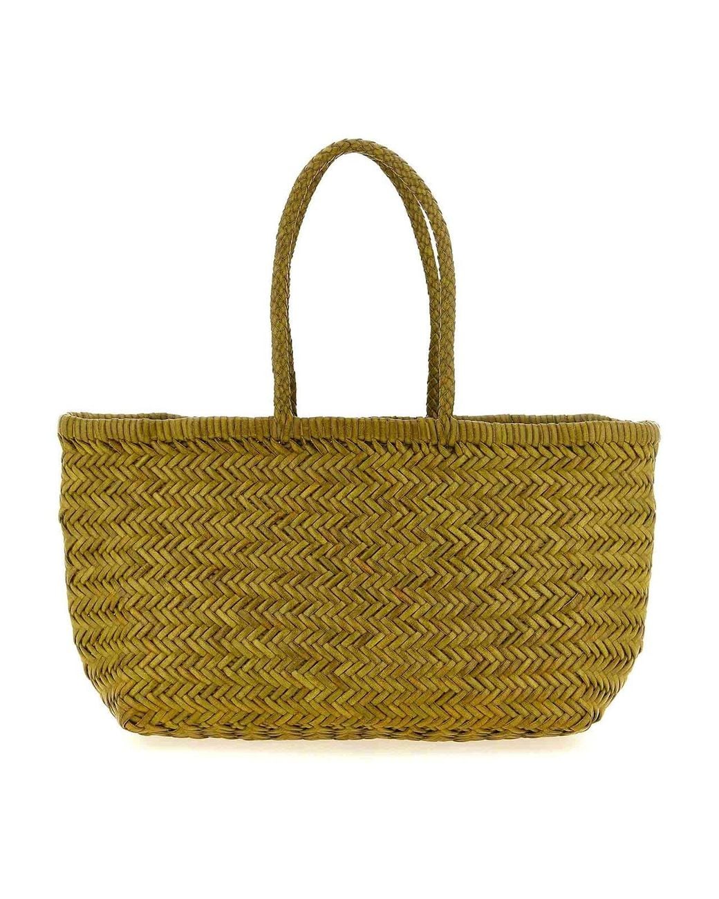 Dragon Diffusion Green Bamboo Triple Jump Large Shoulder Bag