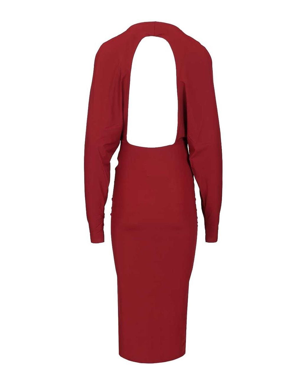 Amazuìn Red Midi Dress Karen