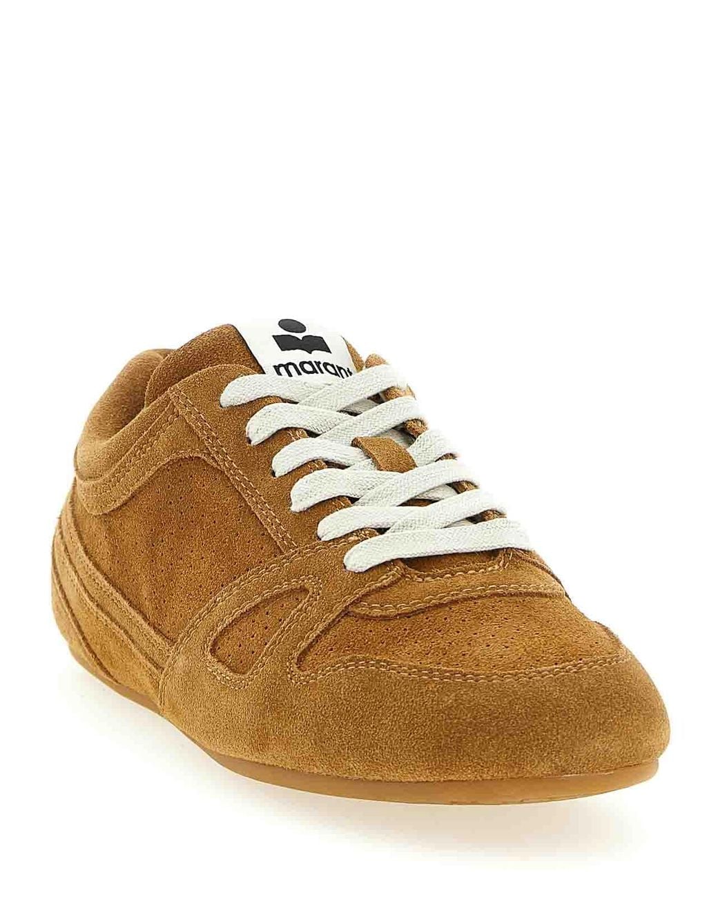 Isabel Marant Brown Senny Low Sneakers