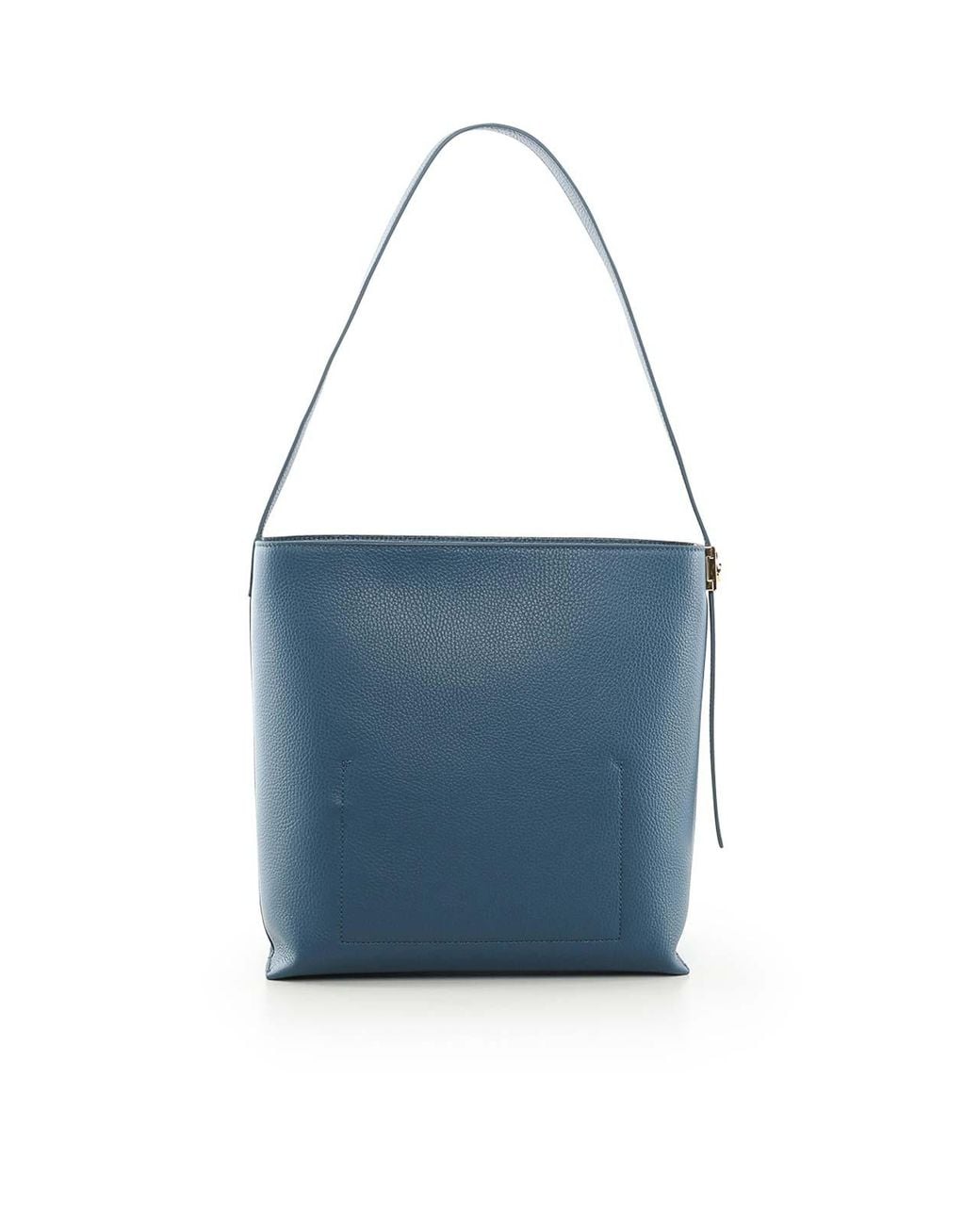Coccinelle Blue Leather Shoulder Bag