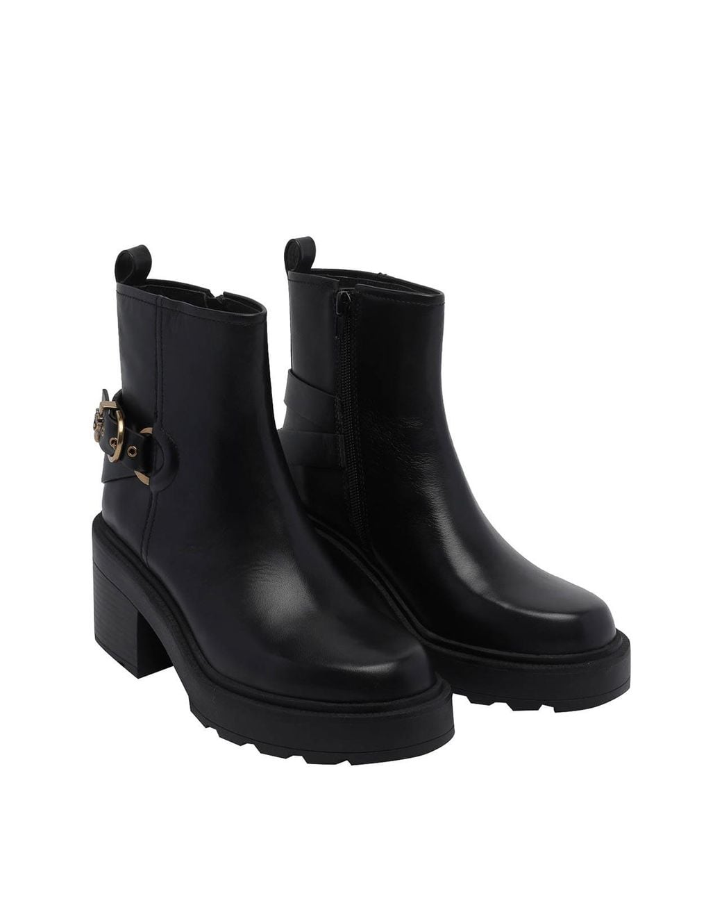 Pinko Black Altea Booties