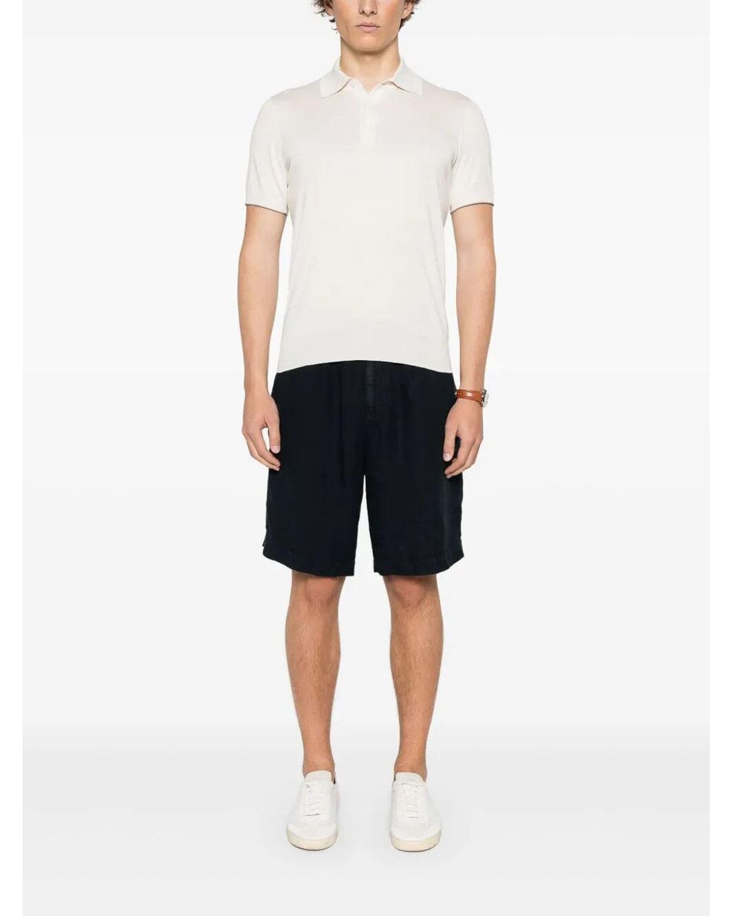 Brunello Cucinelli Blue Bermuda Shorts for men