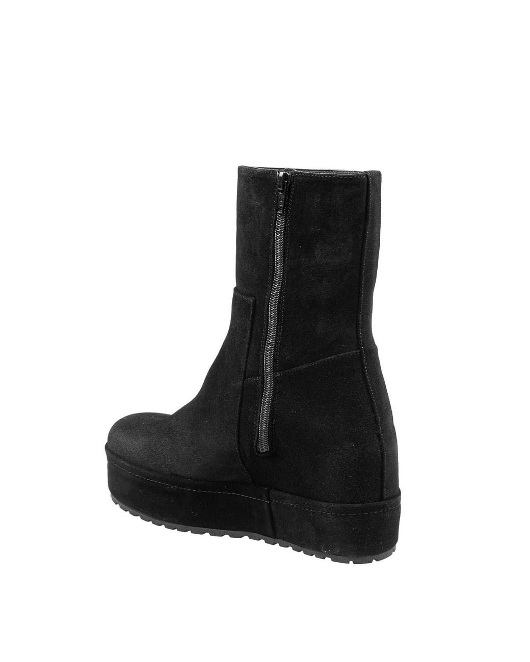 Paloma Barceló Black Paloma Barcelo Disa Track Suede Ankle Boot