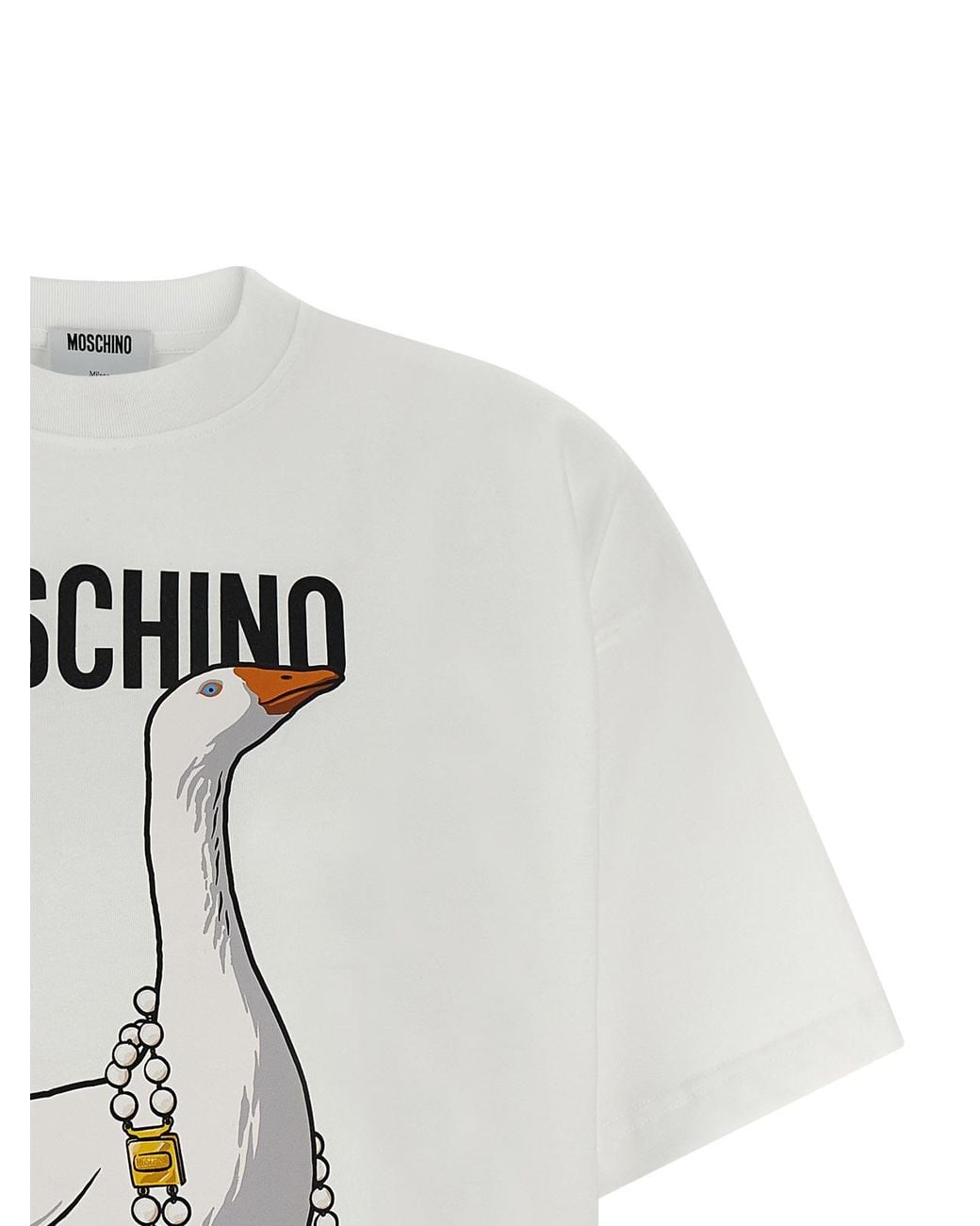 Moschino Gray 'Goose' T-Shirt