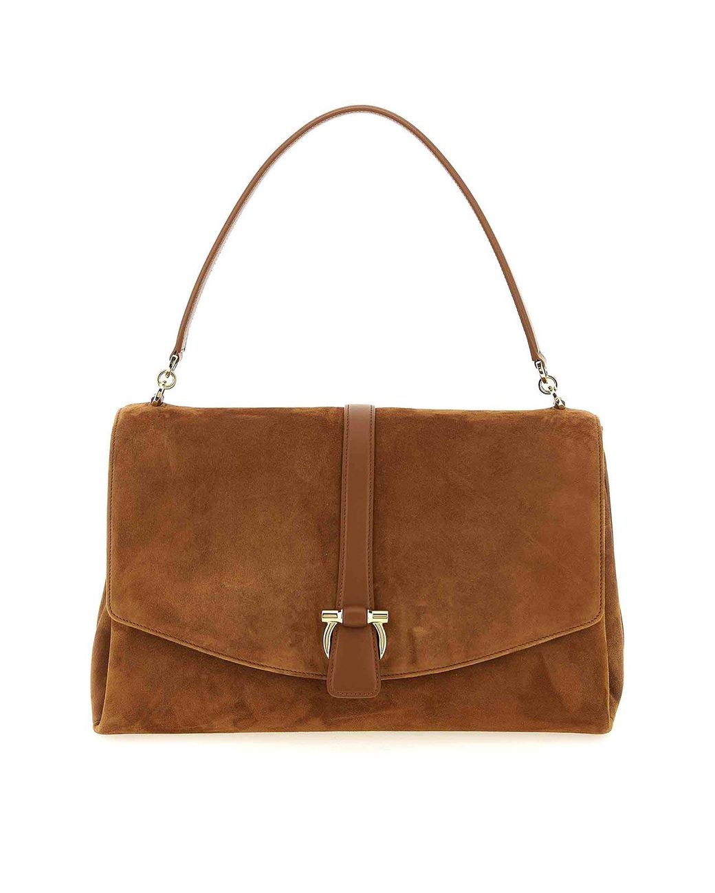 Ferragamo Brown Th L Shoulder Bag