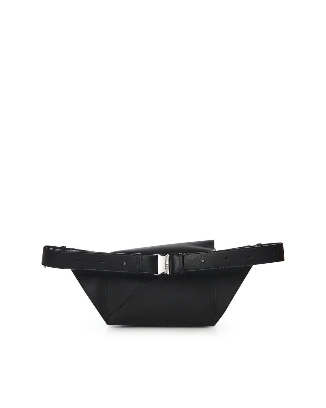 Loewe Black Puzzle Edge Small Leather Bum Bag for men