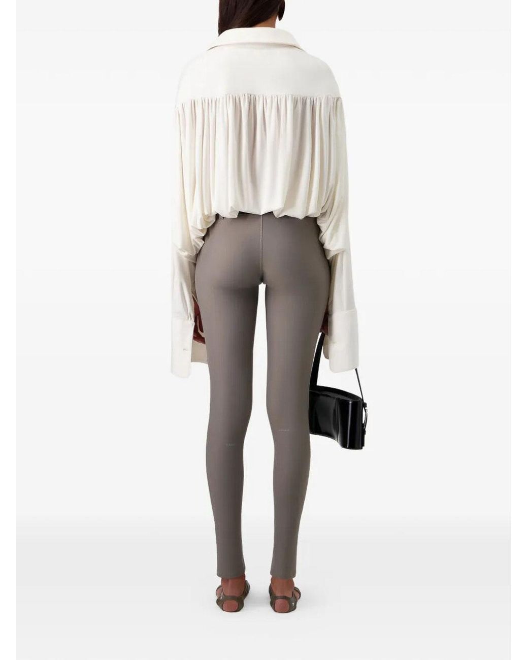 Coperni White Draped Boxy Body