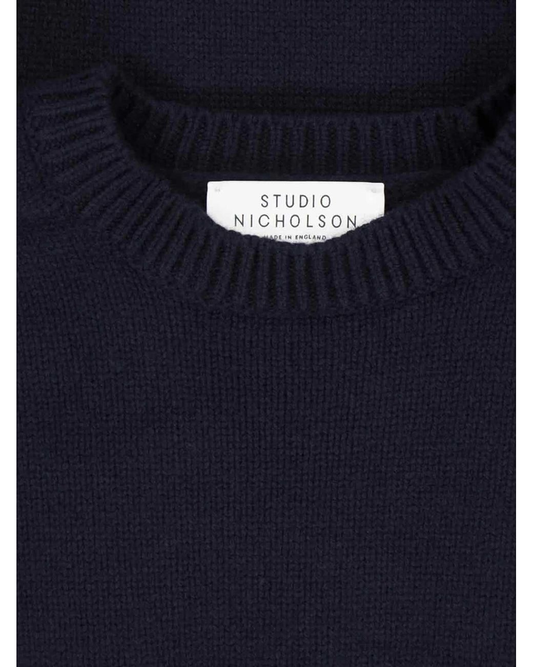 Studio Nicholson Blue Sweater for men