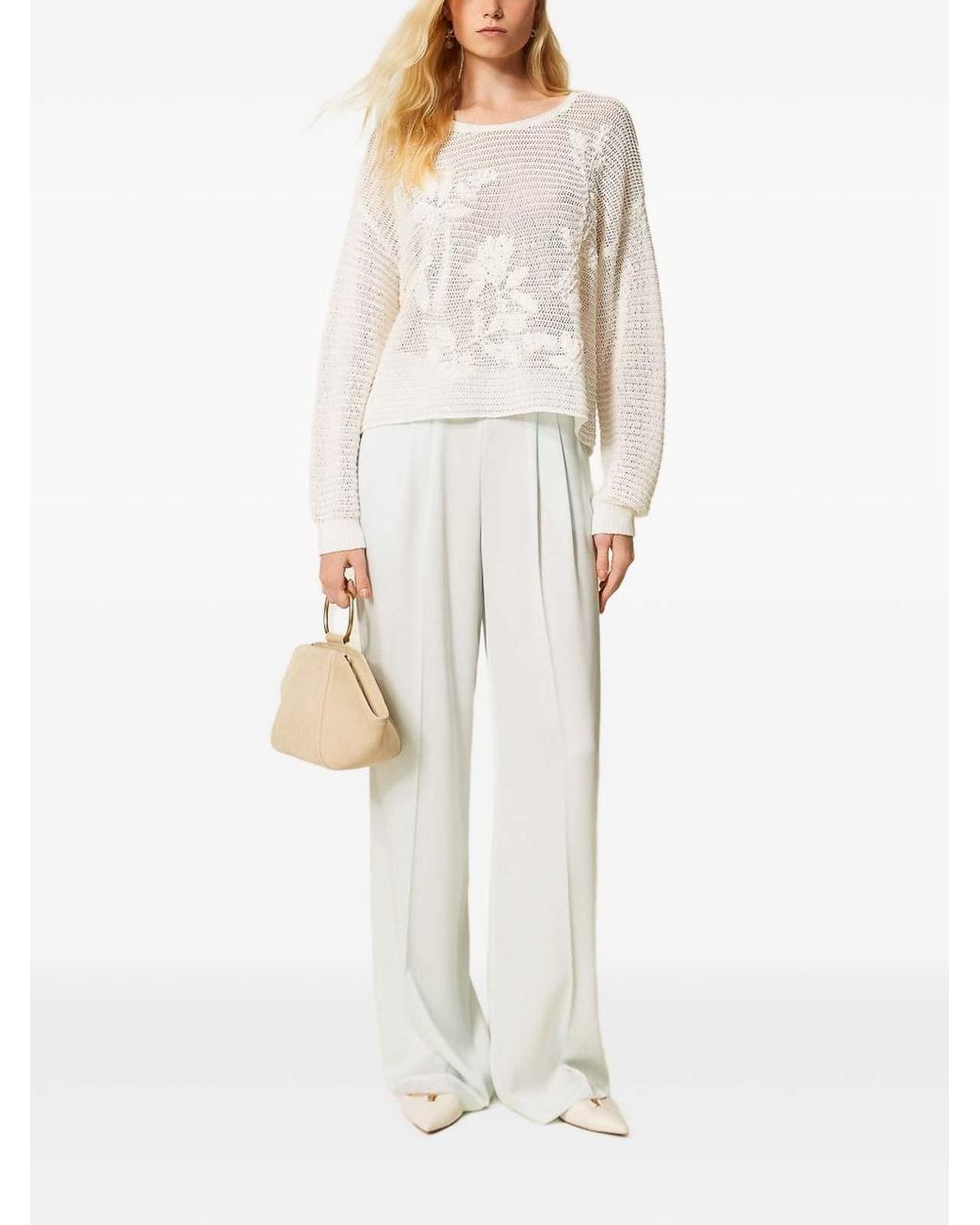 Twinset White Casual Jacket