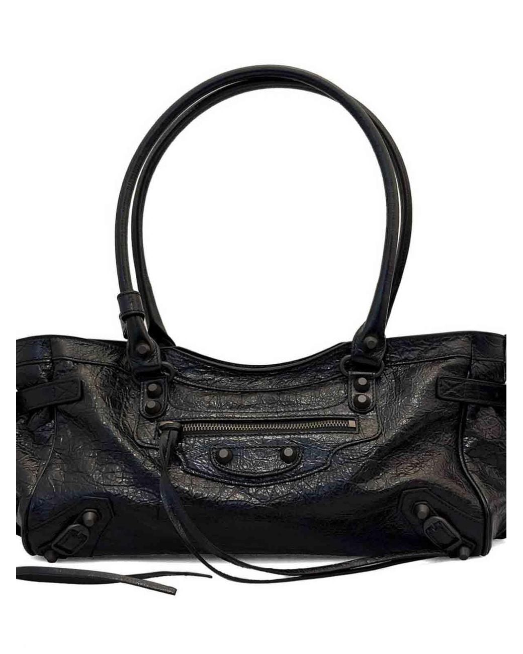Balenciaga Black Le City Bag East-West