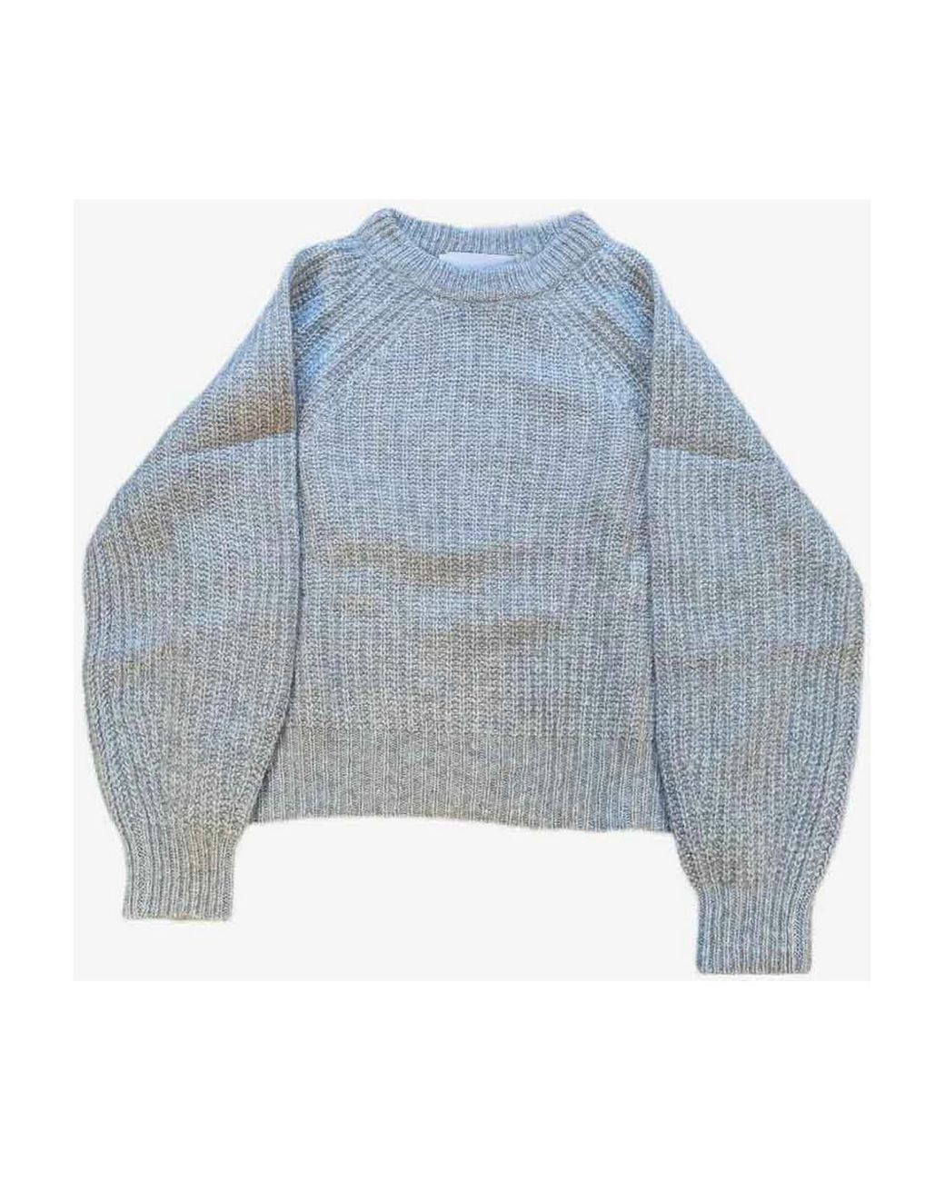 EMERSON RENALDI Blue Sweater Crew Neck for men