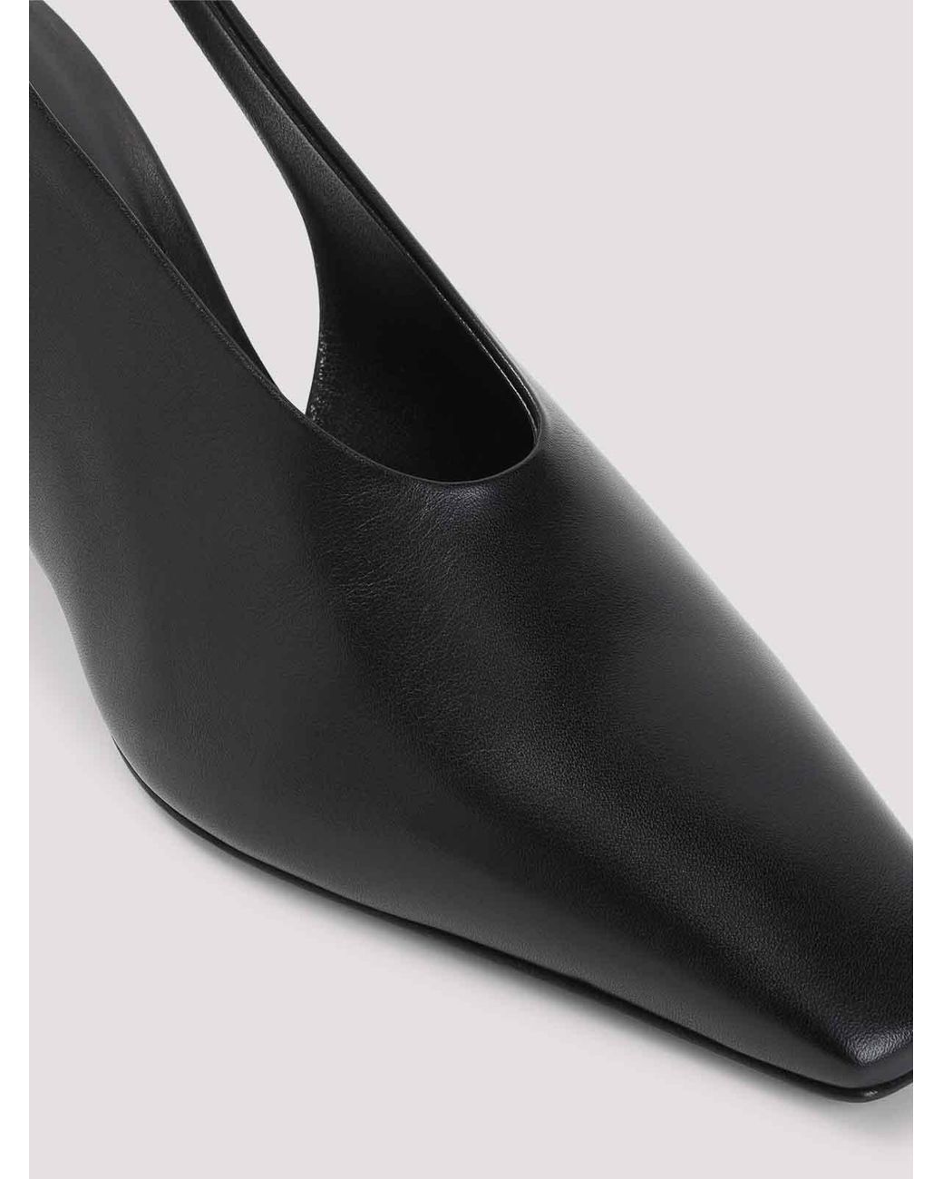 Giorgio Armani Black Nappa Decollet