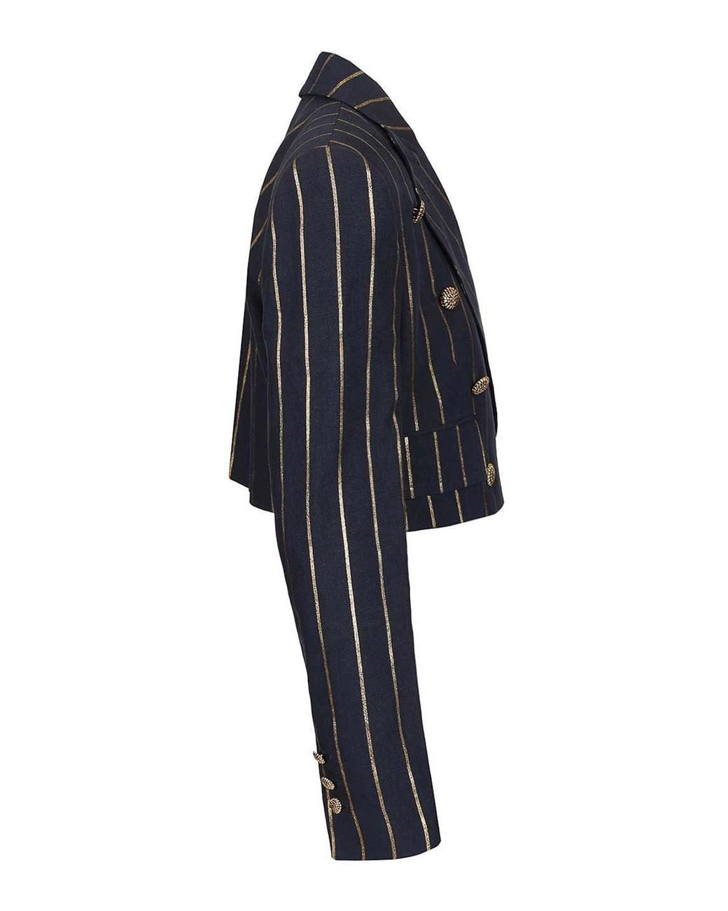 Vivienne Westwood Blue Cut Off Blazer