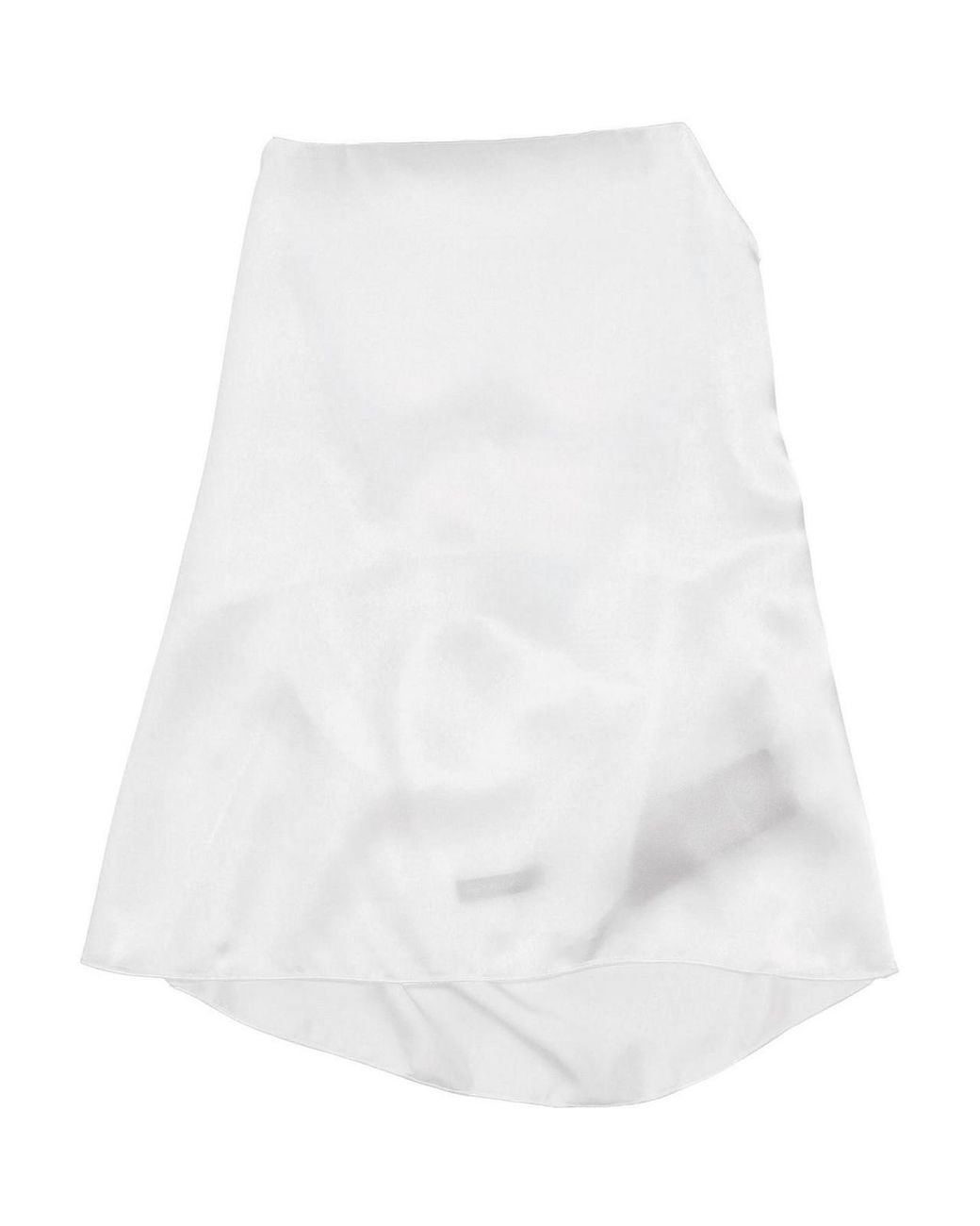 Ann Demeulemeester White Open Back Satin Top