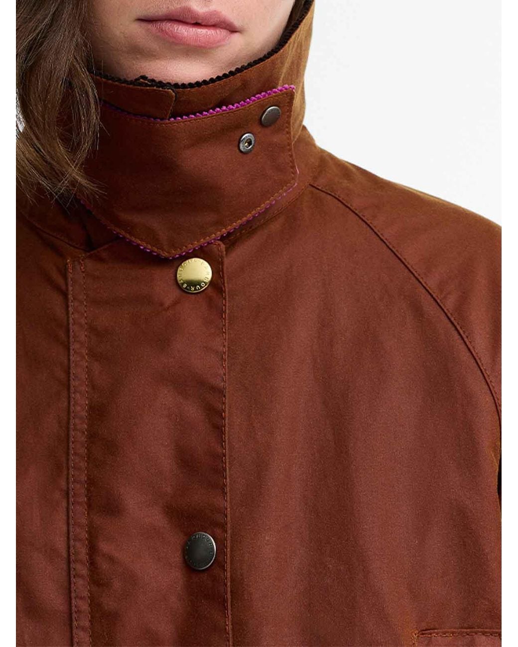 Barbour Red Paul Smith X Beaufort Waxed Jacket
