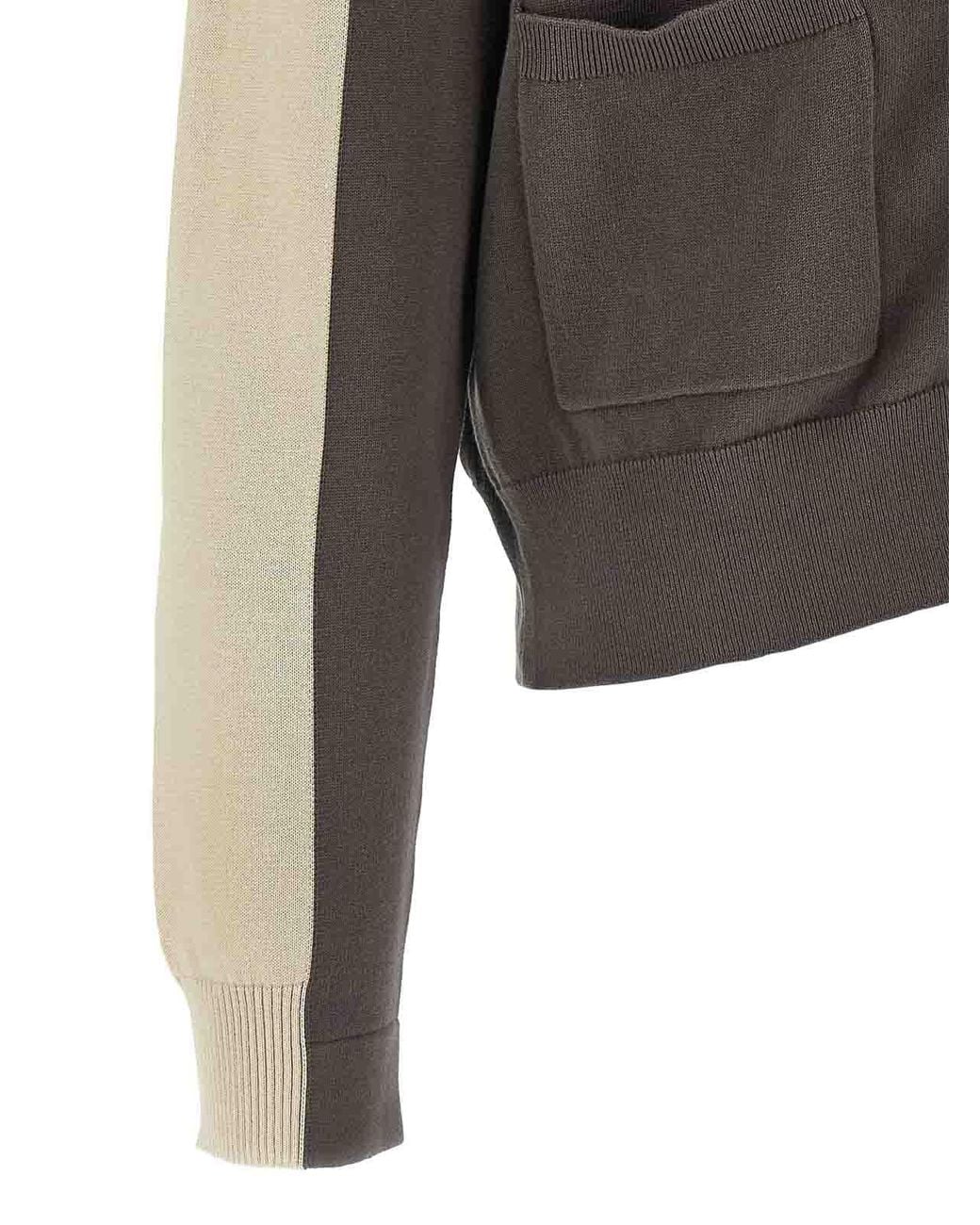 Kiko Kostadinov Gray Munno Knit Cardigan for men