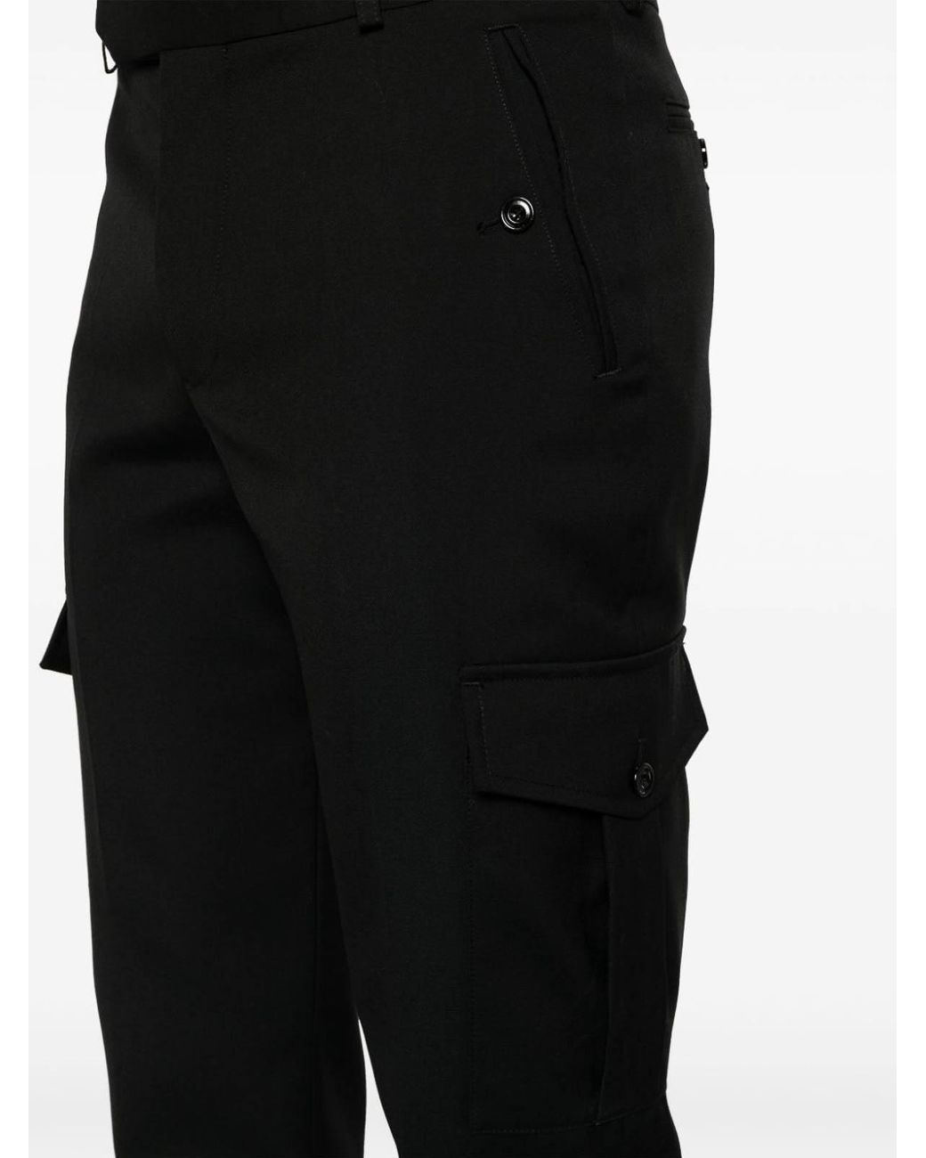 McQueen Black Trousers for men