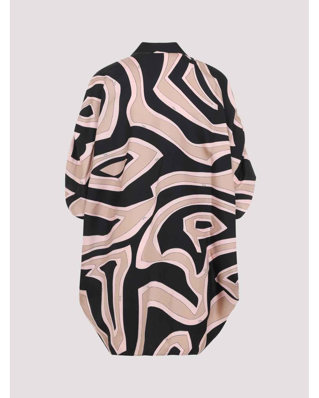 Emilio Pucci Gray Silk Mini Dress