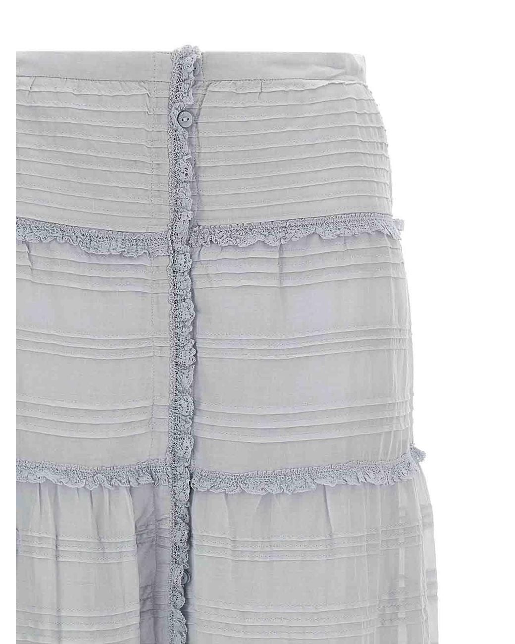Isabel Marant Gray Marant Etoile 'Paoline' Long Skirt