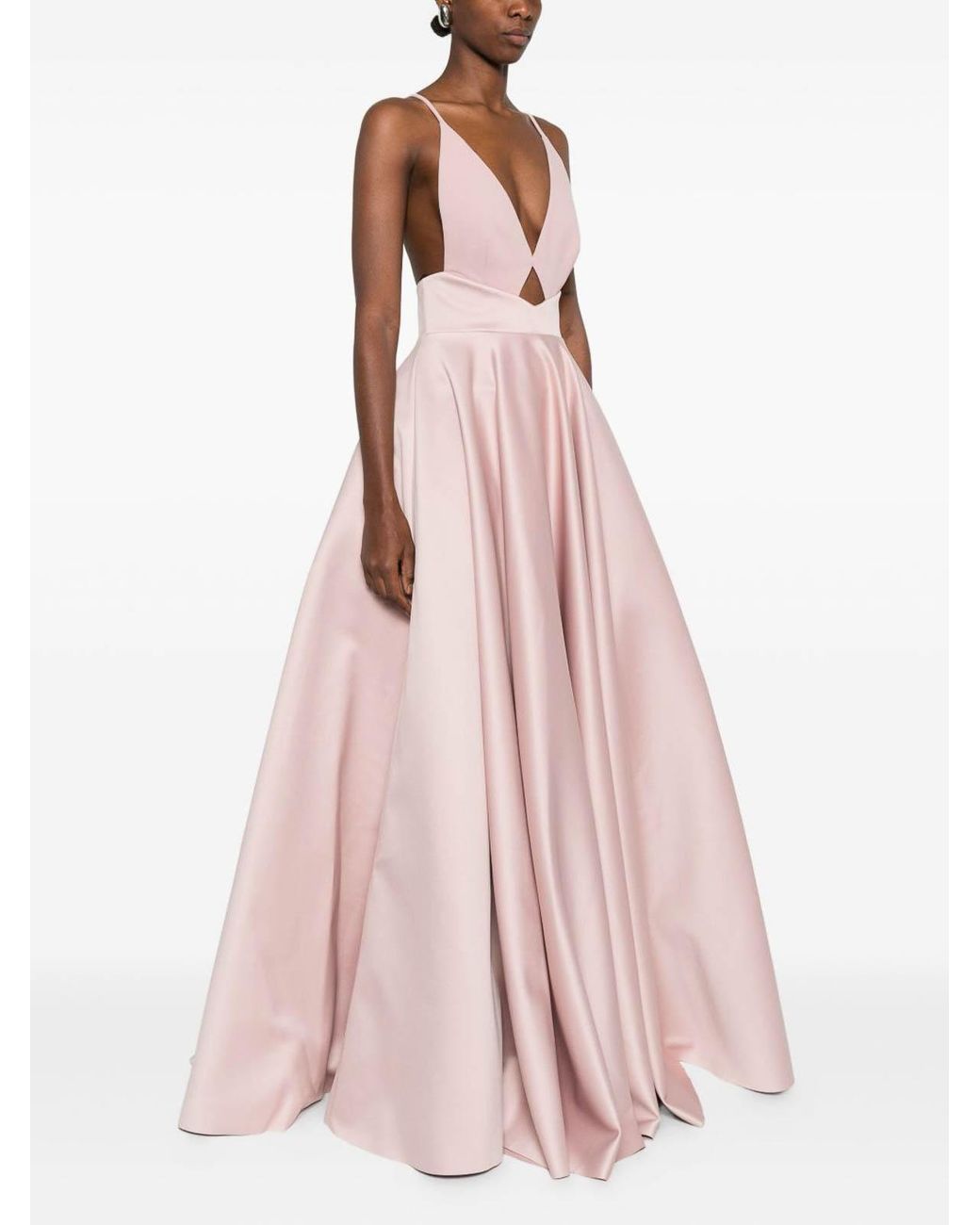 Solace London Pink Avallon Maxi Dress