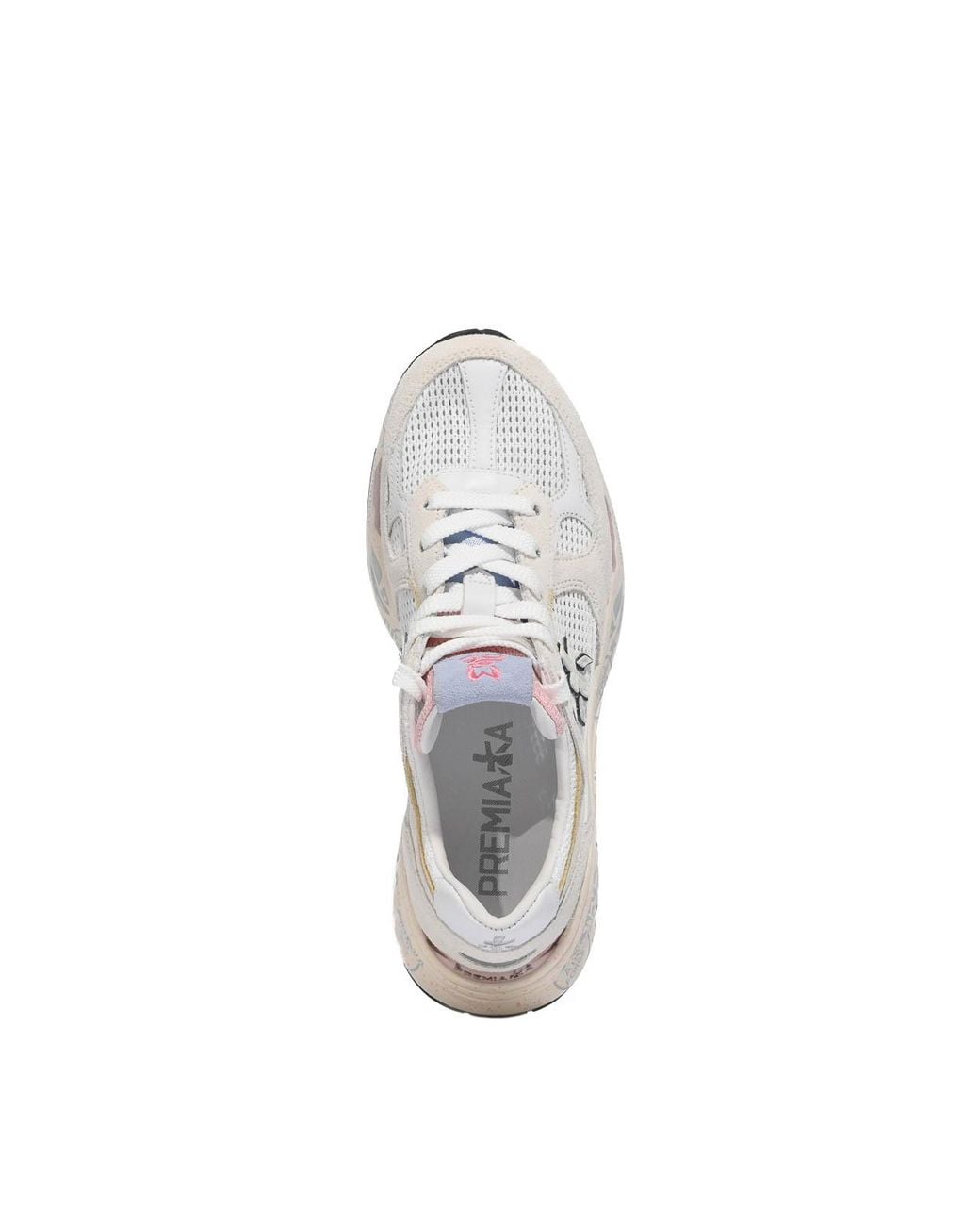 Premiata White Mased 8206 Sneakers