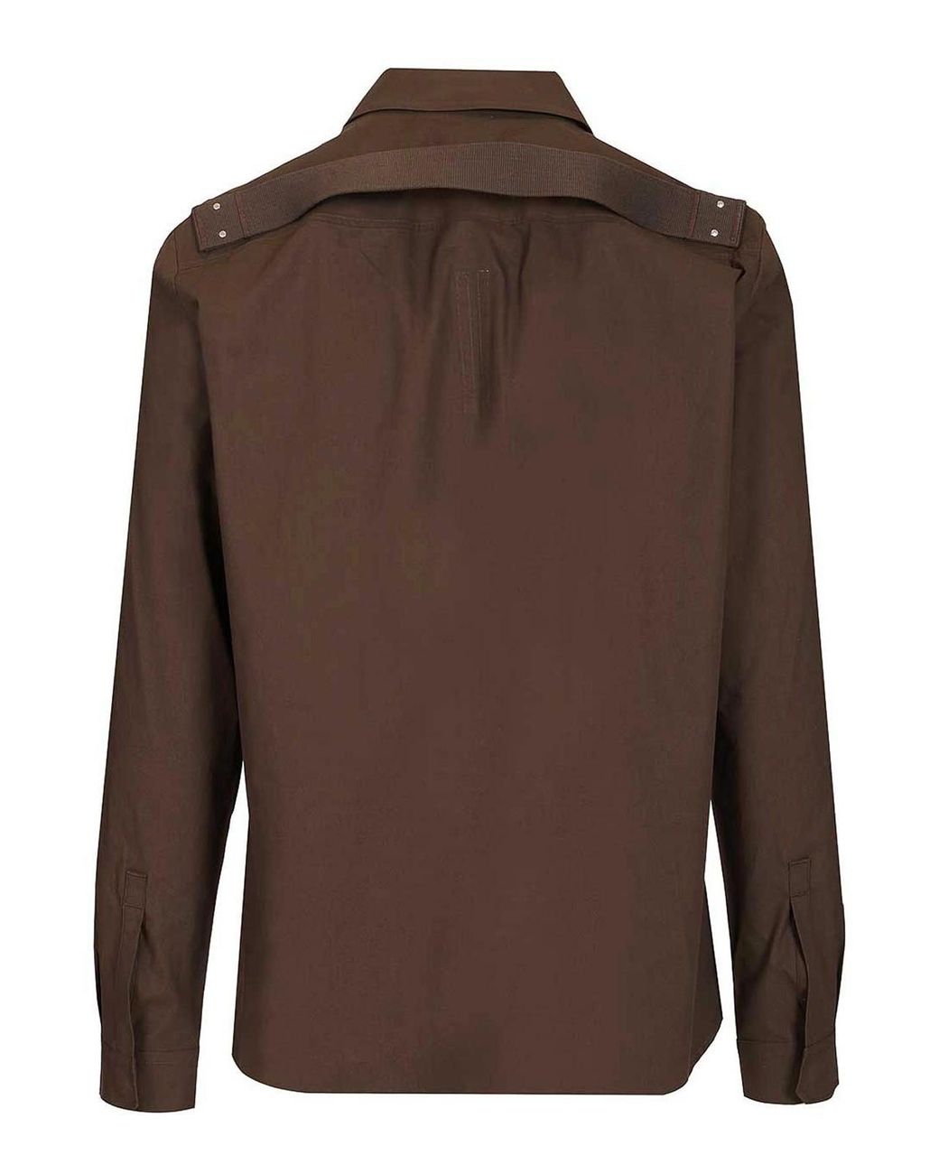 Rick Owens Brown Fogpocket Outershirt for men