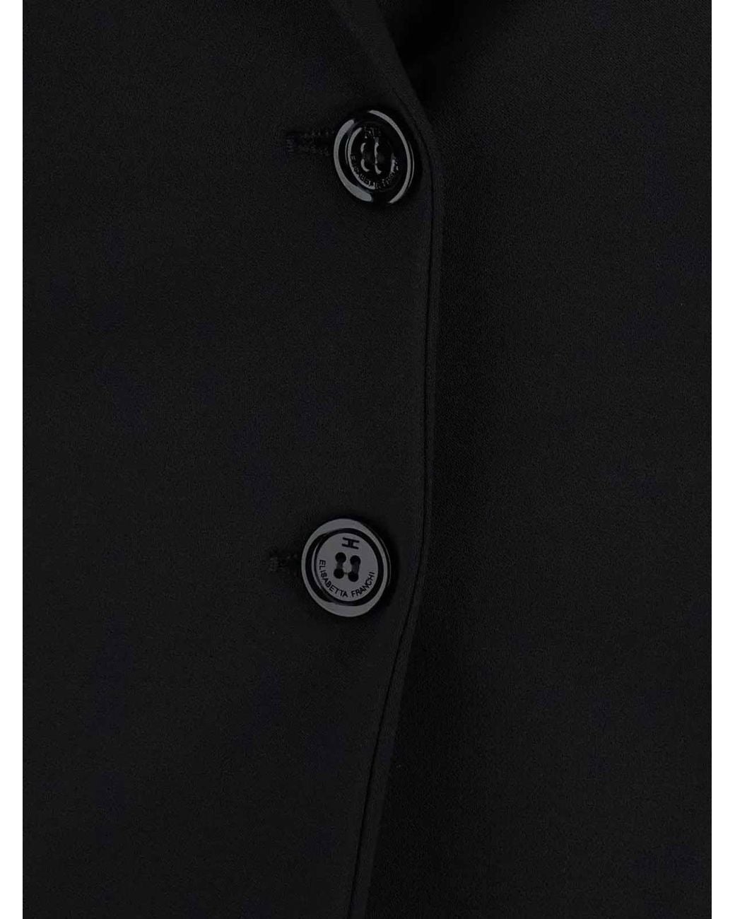 Elisabetta Franchi Black Jacket