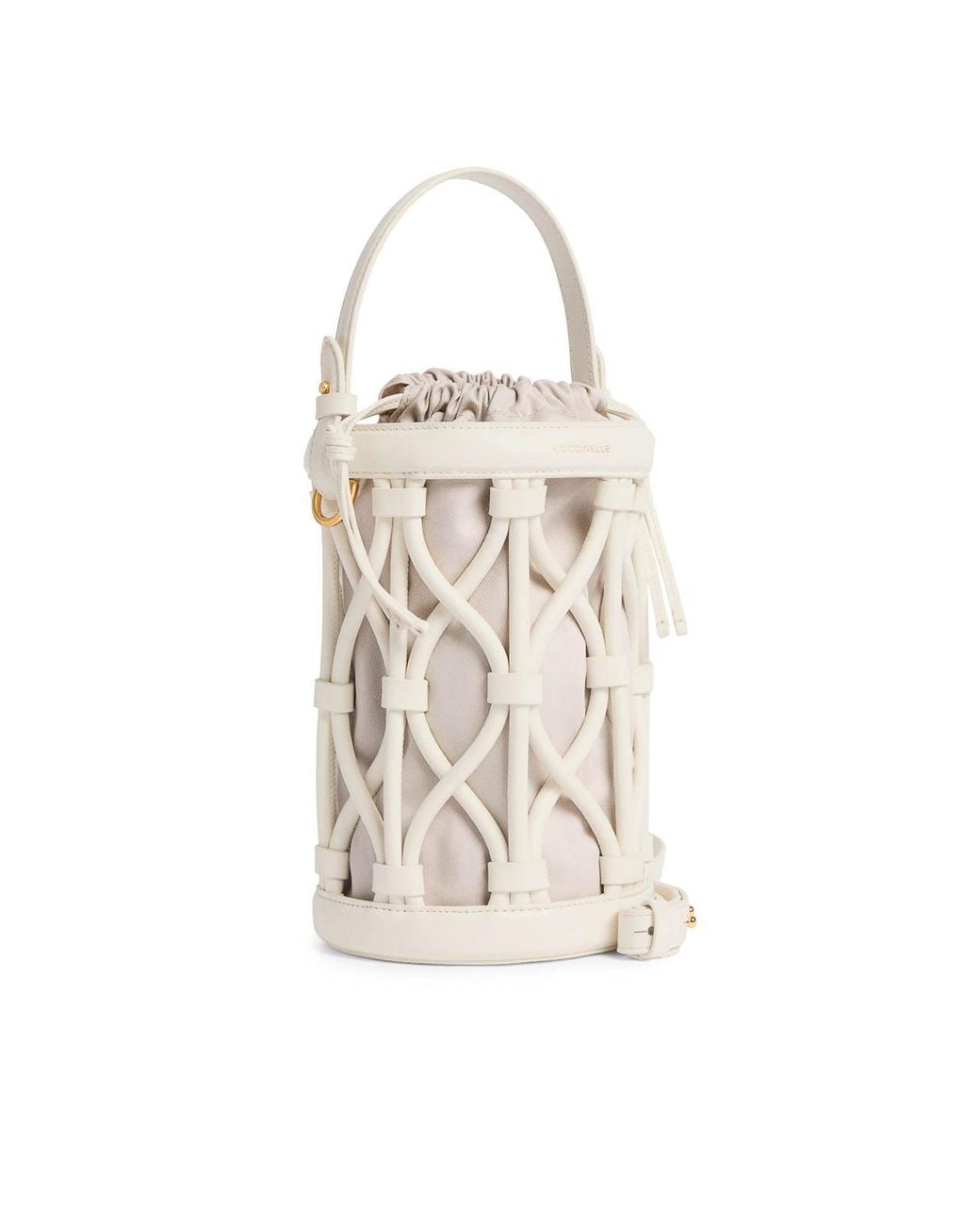 Coccinelle White Small Koi Bag