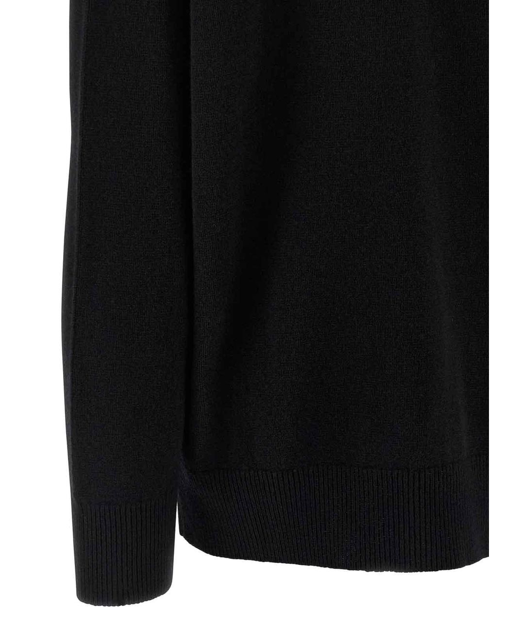 Jil Sander Black Cashmere Sweater