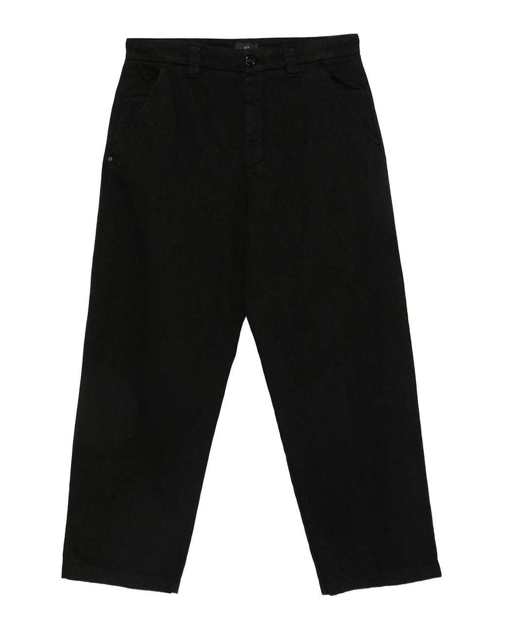 Paul & Shark Black Stresa Garment-Dyed Cotton Bull Trousers for men