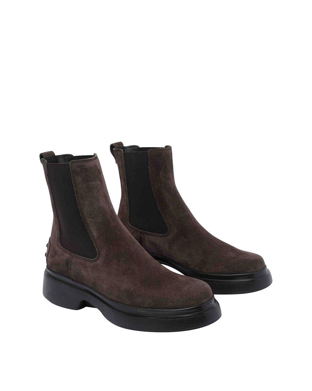 Tod's Black Suede Booties