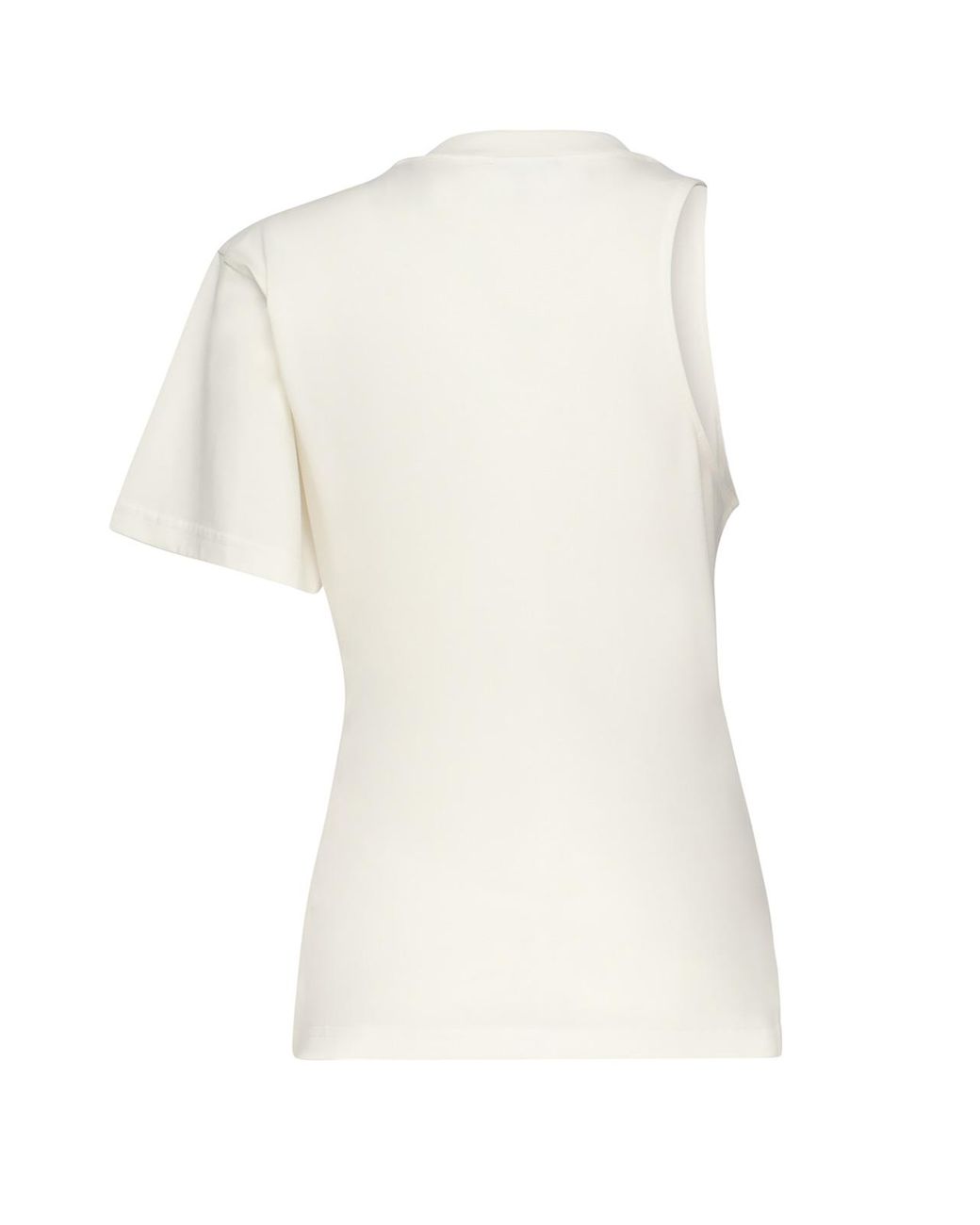 Courreges White Asymmetrical T-Shirt