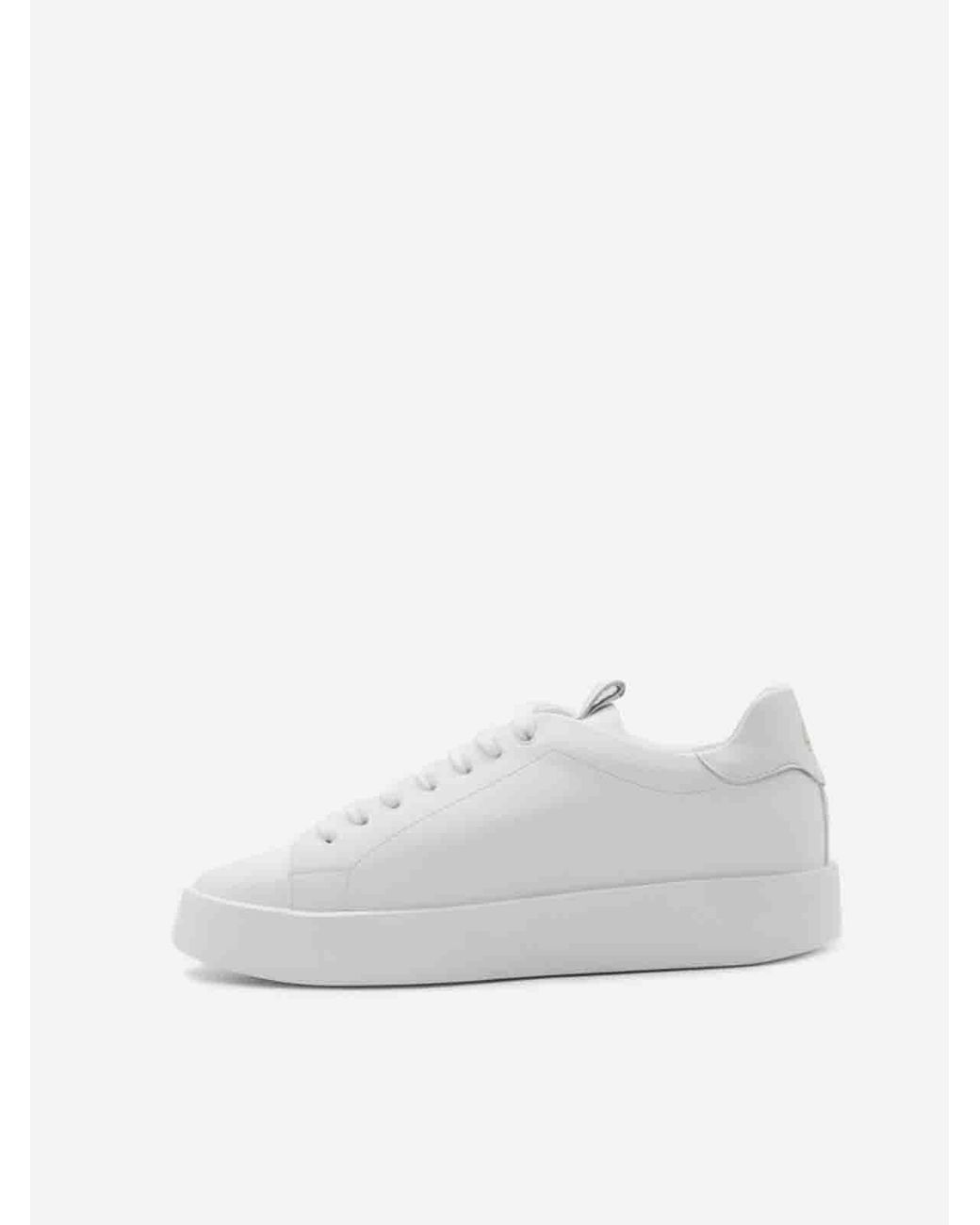 Giuliano Galiano White Road Sneakers for men
